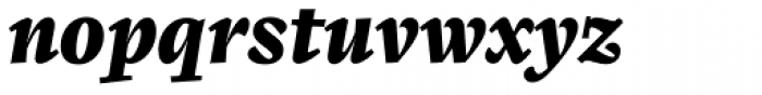Zenon Bold Italic Font LOWERCASE