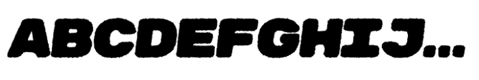 Zenova Bikkie Italic Rough Font