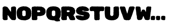 Zenova Bikkie Rough Font UPPERCASE