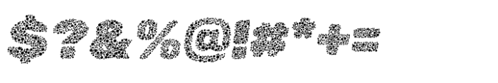 Zenova Blot Italic Font OTHER CHARS