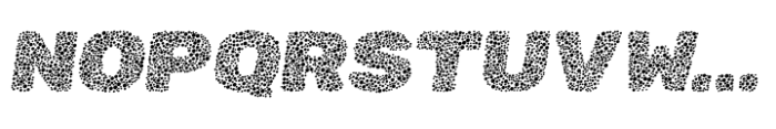 Zenova Blot Italic Font UPPERCASE