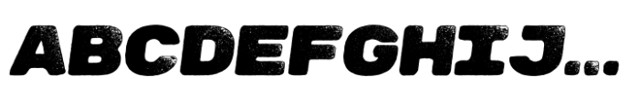 Zenova Grungy Italic Rough Font UPPERCASE