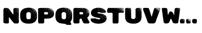 Zenova Grungy Rough Font UPPERCASE