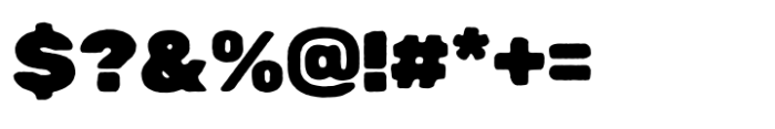Zenova Rough Font OTHER CHARS