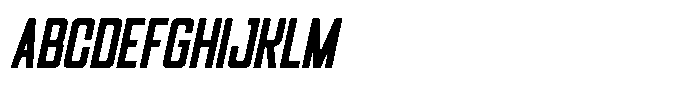Zenphoria Bold Italic Font UPPERCASE