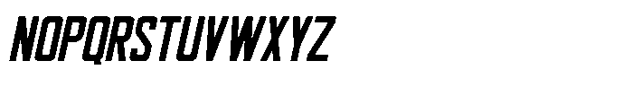 Zenphoria Bold Italic Font LOWERCASE