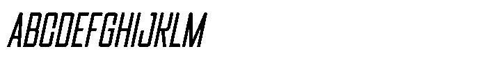 Zenphoria Italic Font UPPERCASE
