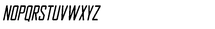 Zenphoria Italic Font UPPERCASE