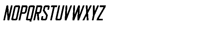 Zenphoria Medium Medium Italic Font LOWERCASE