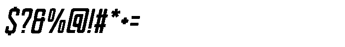 Zenphoria Semi Bold Semi Bold Italic Font OTHER CHARS