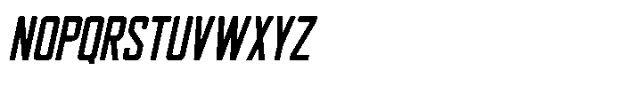 Zenphoria Semi Bold Semi Bold Italic Font UPPERCASE
