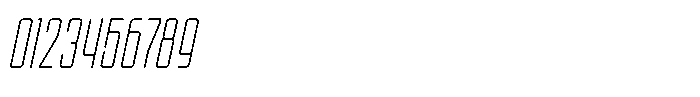Zenphoria Thin Thin Italic Font OTHER CHARS
