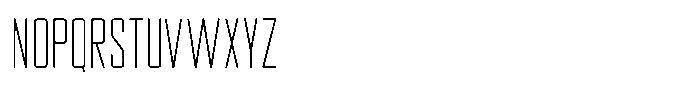 Zenphoria Thin Thin Font LOWERCASE