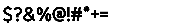 Zenqium Bold Font OTHER CHARS