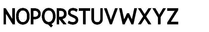Zenqium Bold Font UPPERCASE