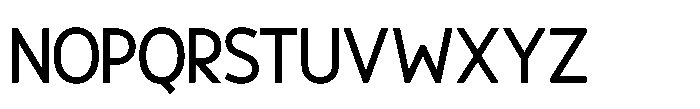 Zenqium Regular Regular Font LOWERCASE