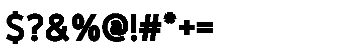 Zenqium Zenquim Black Font OTHER CHARS