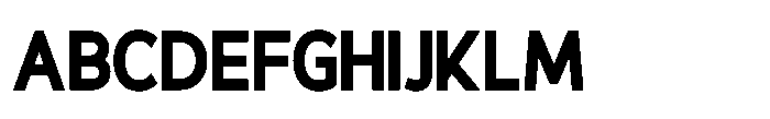 Zenqium Zenquim Black Font UPPERCASE