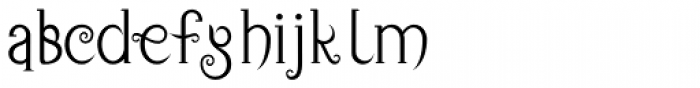 Zenthes Regular Font LOWERCASE