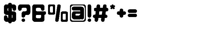 Zentronix Font OTHER CHARS
