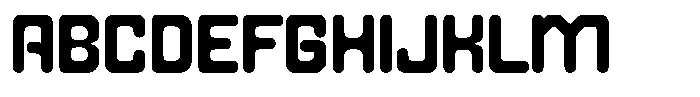Zentronix Font UPPERCASE