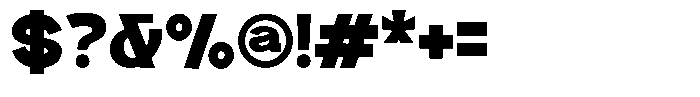 Zenvora Black Font OTHER CHARS