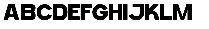Zenvora Black Font UPPERCASE