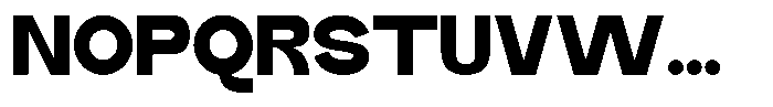 Zenvora Black Font UPPERCASE