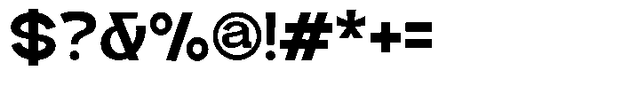 Zenvora Bold Font OTHER CHARS