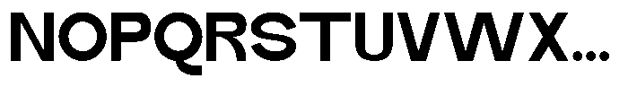 Zenvora Bold Font UPPERCASE