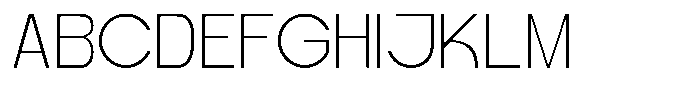 Zenvora Extra Light Font UPPERCASE