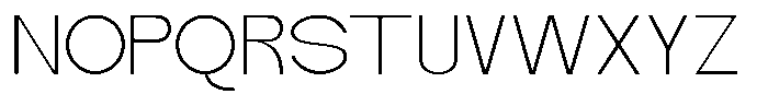 Zenvora Extra Light Font UPPERCASE