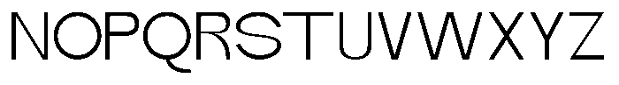 Zenvora Light Font UPPERCASE