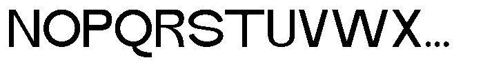 Zenvora Medium Font UPPERCASE