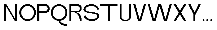 Zenvora Regular Font UPPERCASE