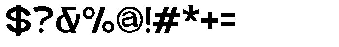 Zenvora Semi Bold Font OTHER CHARS