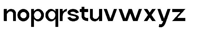 Zenvora Semi Bold Font LOWERCASE