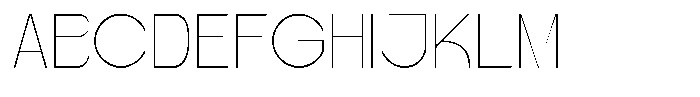 Zenvora Thin Font UPPERCASE