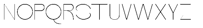 Zenvora Thin Font UPPERCASE