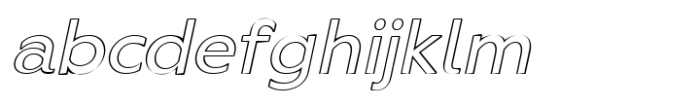 Zenwill Light Oblique Outline FONT