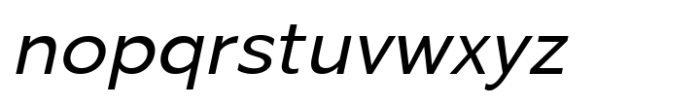 Zenwill Light Oblique Font LOWERCASE