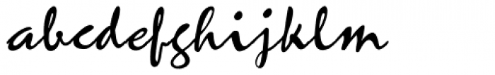 Zephyr Regular Font LOWERCASE