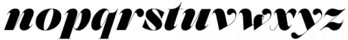 Zermatt Black Italic Font LOWERCASE