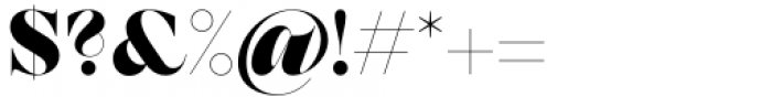 Zermatt Black Font OTHER CHARS