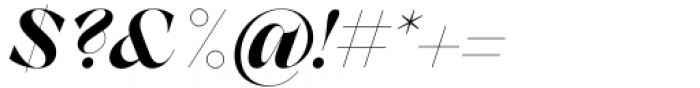 Zermatt Bold Italic Font OTHER CHARS