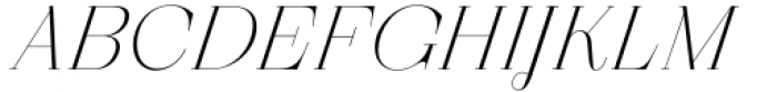 Zermatt Fine Italic Font UPPERCASE