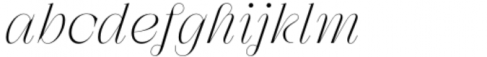 Zermatt Fine Italic Font LOWERCASE