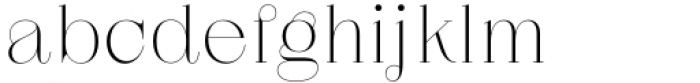 Zermatt Fine Font LOWERCASE