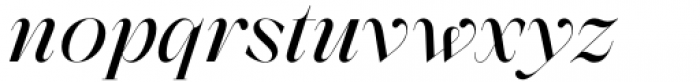 Zermatt Italic Font LOWERCASE