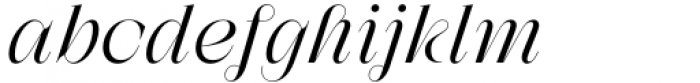Zermatt Light Italic Font LOWERCASE